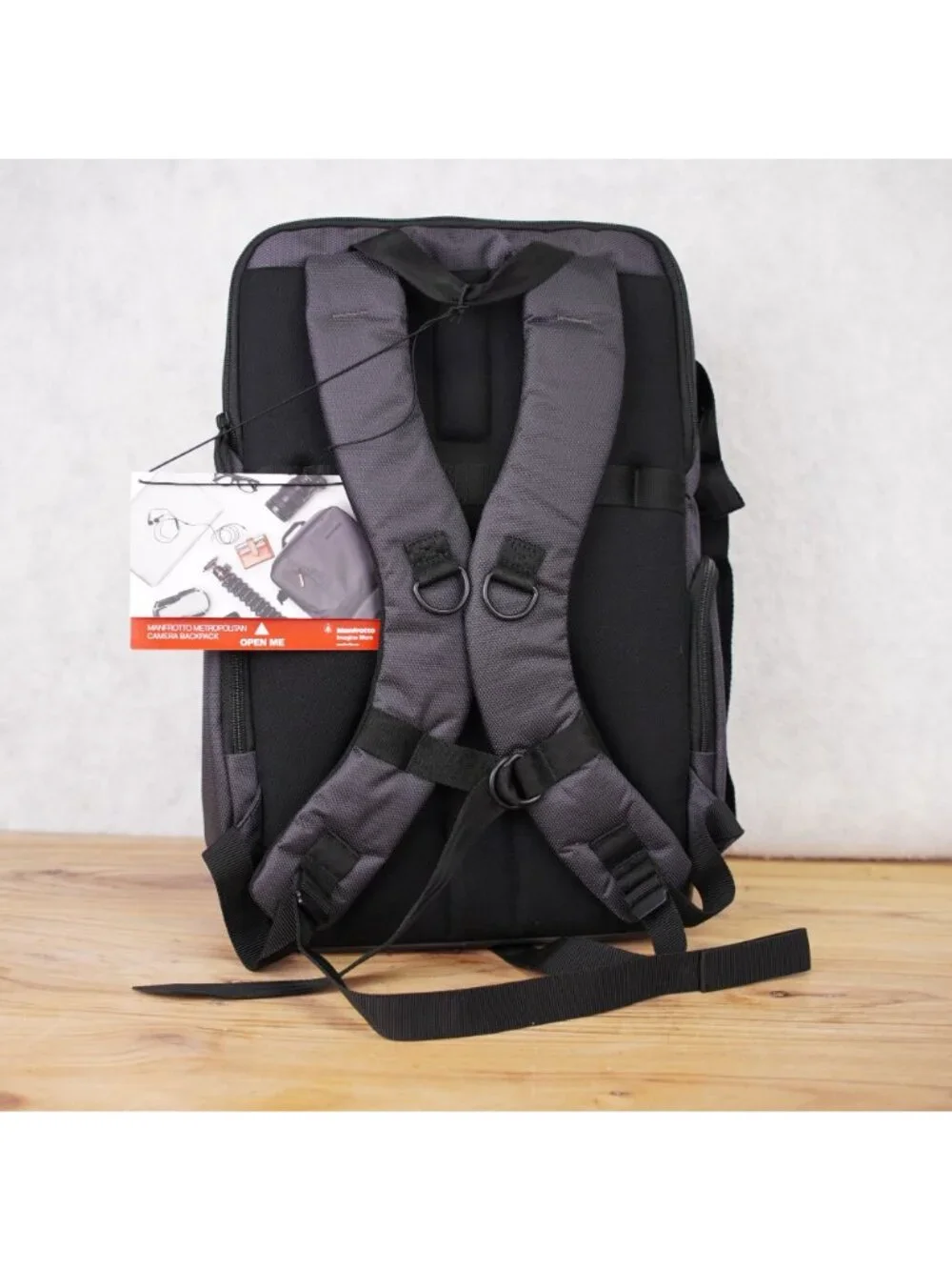 Manfrotto Metropolitan Camera Backpack Gray Multi Pockets Padded Protection NWT